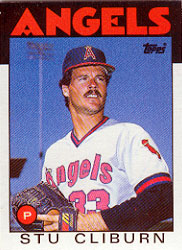 1986 Topps Baseball Cards      179     Stu Cliburn